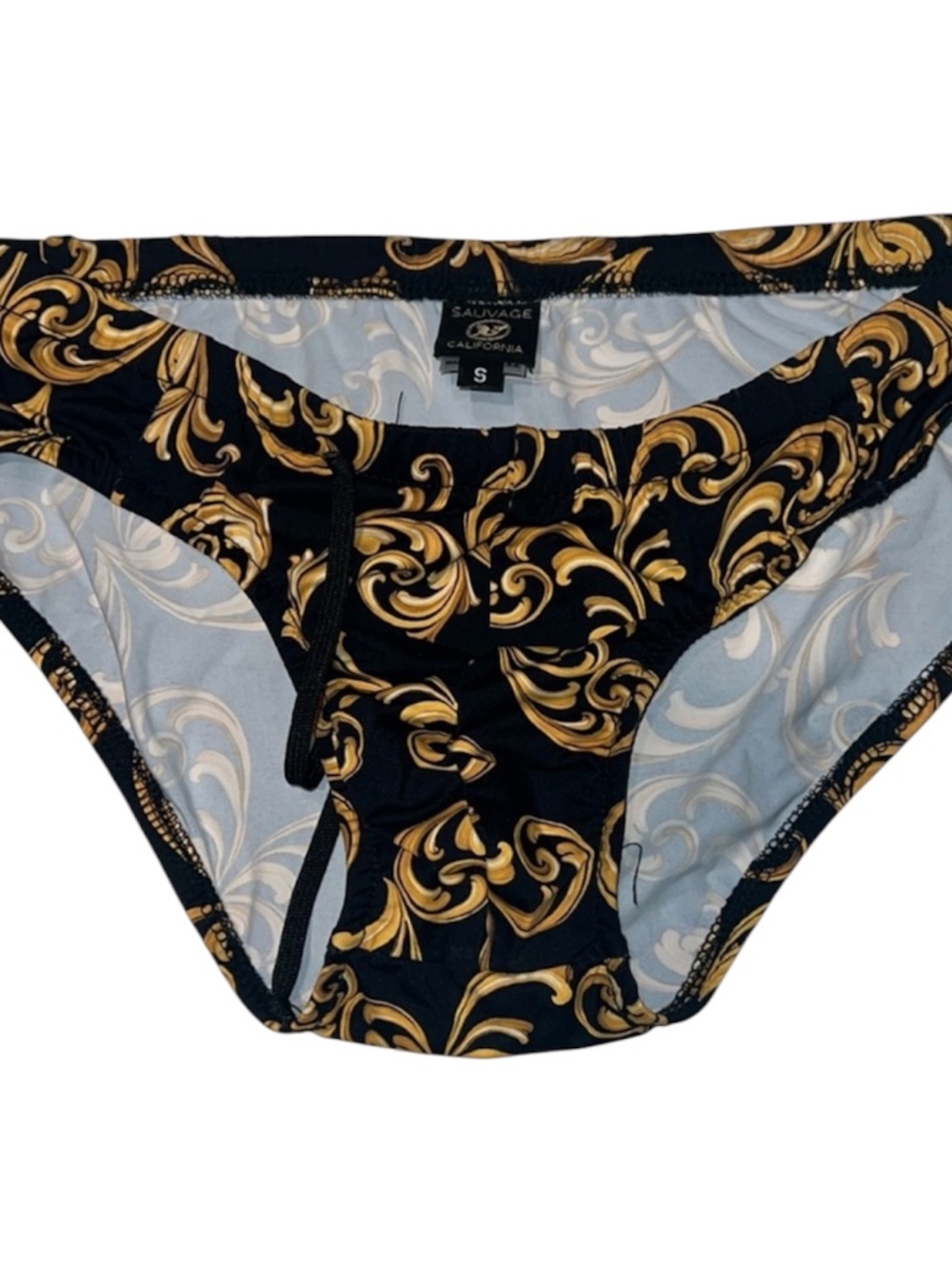 Sauvage - Gold Scroll Swim Brief (S)